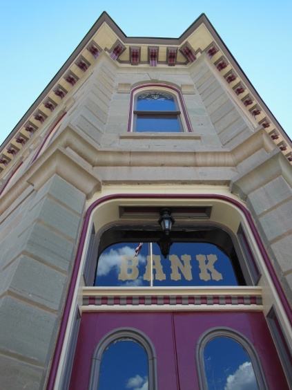 Beautifully preserved bank in downtown Lake City.
