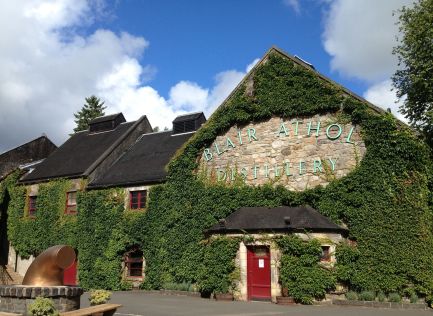 The Blair Athol Distillery in Pitlochry, Scotland.