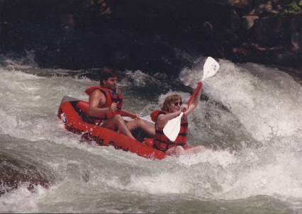 Mandy and Scott Kayaking